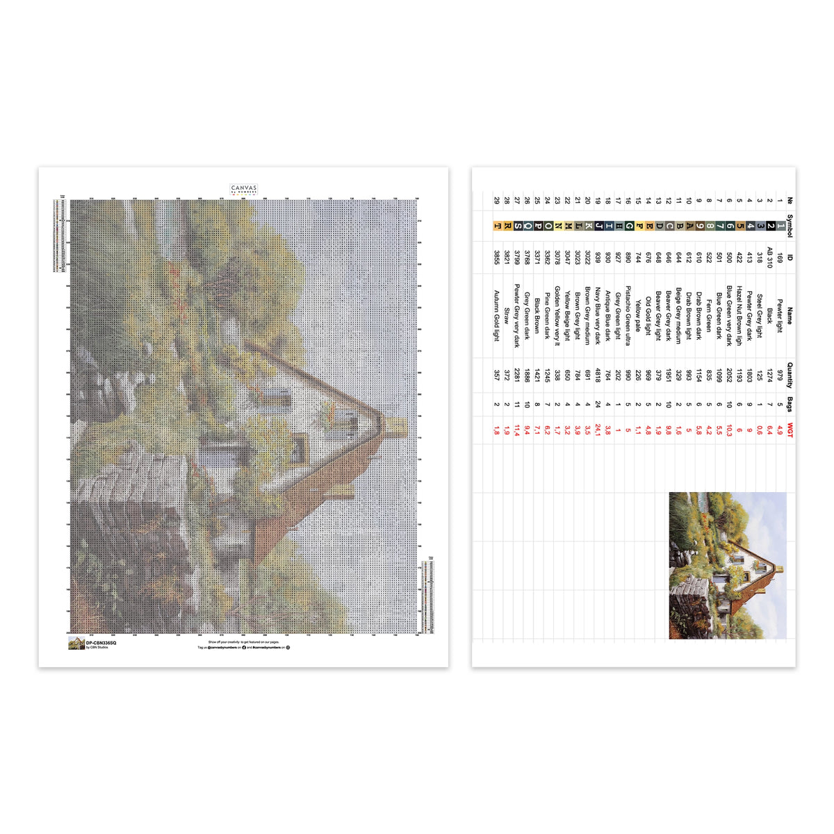 Cabine - Peinture au diamant - Grand