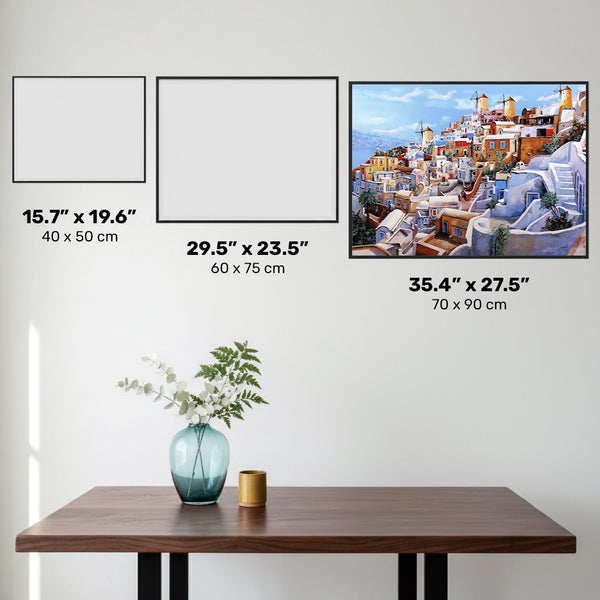 I Colori di Santorini - Diamond Painting - X-Large