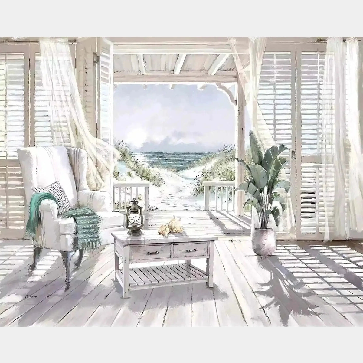 Sea Whispers - Diamond Painting - Large