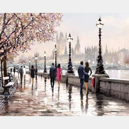 Lungo il fiume - Diamond Painting