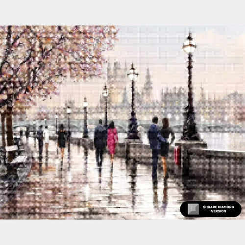 Lungo il fiume - Diamond Painting
