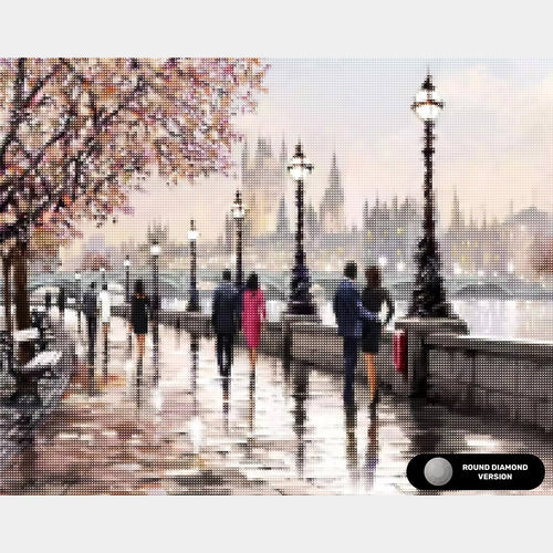 Lungo il fiume - Diamond Painting