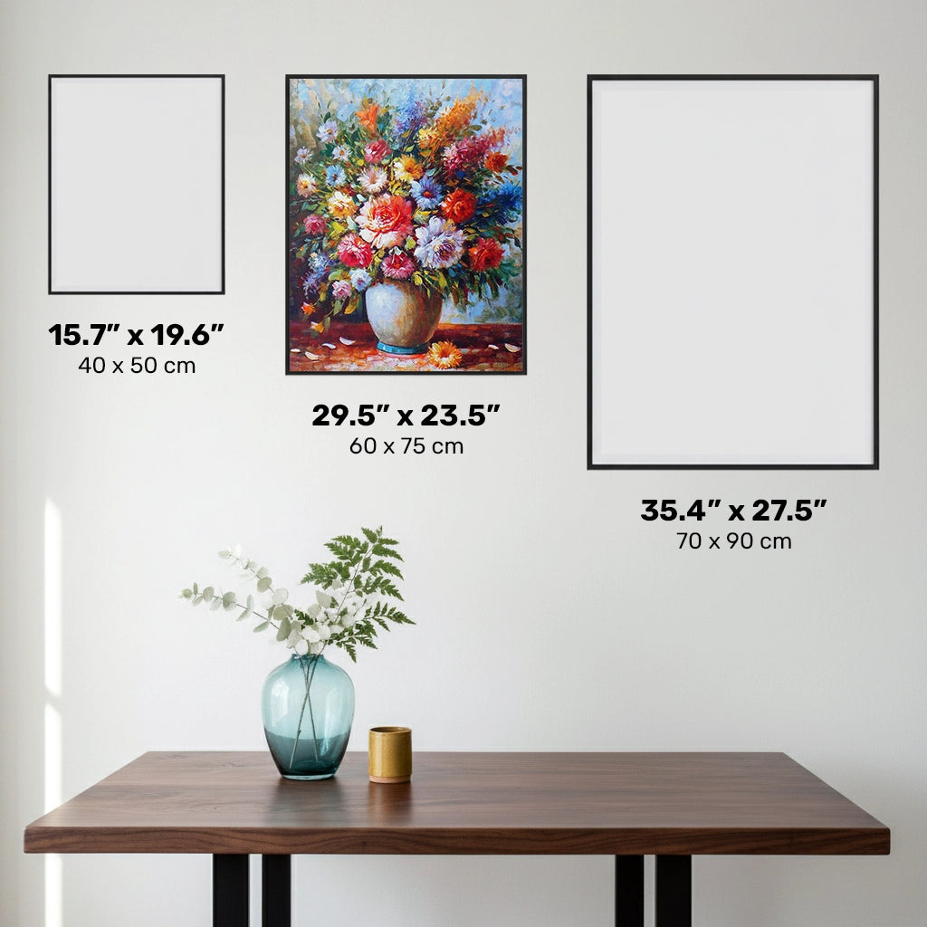 Flores de Primavera - Pintura de Diamante - Grande