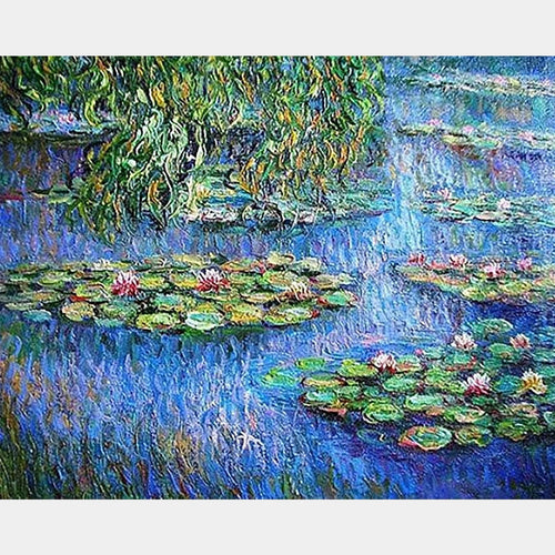 Water Lilies - Diamond Painting - Large
