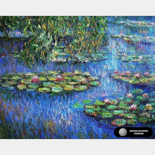 Water Lilies - Diamond Painting - Large