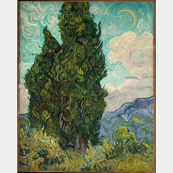 Cypresses - Diamond Painting - Large