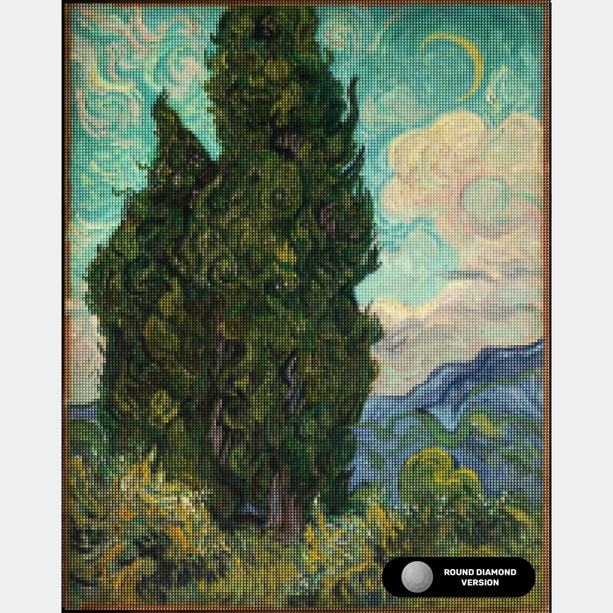 Cypresses - Diamond Painting - Large