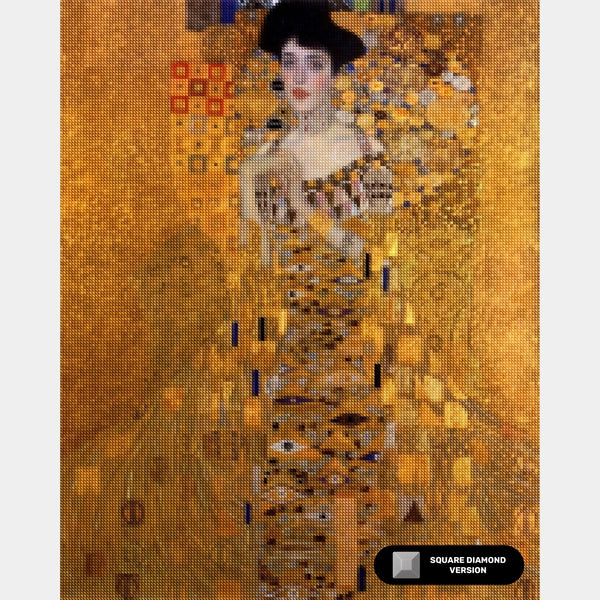 Retrato de la Sra. Adele Bloch-Bauer - Pintura de Diamante - Grande