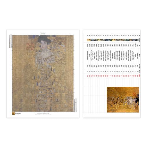 Portrait de Mme Adele Bloch-Bauer - Diamond Painting - Grand format