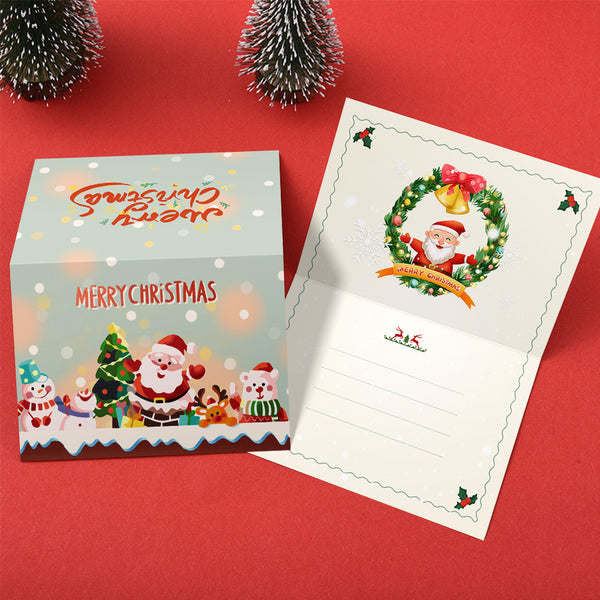 Christmas Card Set 5 - Paint by Numbers-Get creative this holiday with Christmas Card Set 5! Includes 6 paint-by-numbers cards, perfect for DIY projects or giving handmade gifts.-Canvas by Numbers