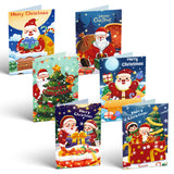 Christmas Card Set 2 - Paint by Numbers-Paint your own Christmas cards with Set 2 of our paint-by-numbers kit! Includes 6 festive designs, perfect for crafting or giving as unique holiday gifts.-Canvas by Numbers