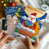 Christmas Card Set 2 - Paint by Numbers-Paint your own Christmas cards with Set 2 of our paint-by-numbers kit! Includes 6 festive designs, perfect for crafting or giving as unique holiday gifts.-Canvas by Numbers