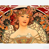 Champenois, Detail - Diamond Painting-Create Art Nouveau beauty with the 