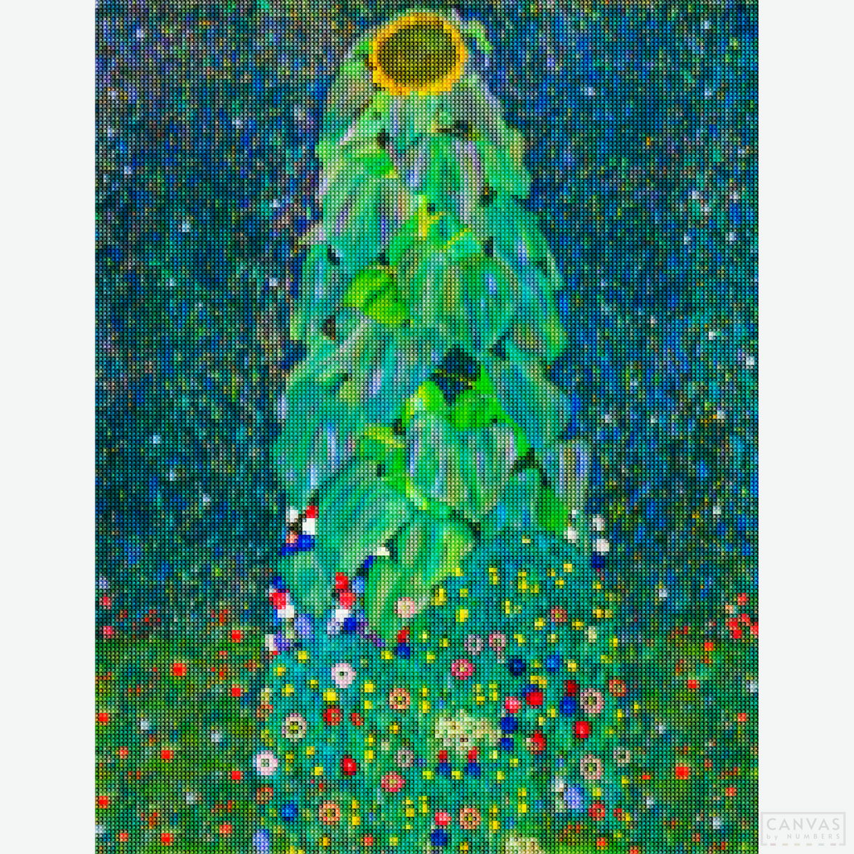 Sunflower - Diamond Painting-Unveil your inner artist with Klimt's Sunflower Diamond Painting Kit. Ideal for all skill levels, this kit combines challenge and beauty in one.-Canvas by Numbers