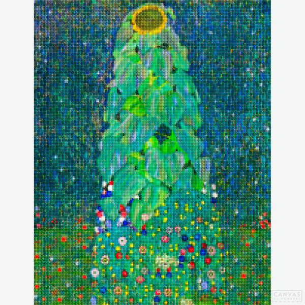 Sunflower - Diamond Painting-Unveil your inner artist with Klimt's Sunflower Diamond Painting Kit. Ideal for all skill levels, this kit combines challenge and beauty in one.-Canvas by Numbers