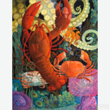 Lobster Dance - Diamond Painting-Capture the charm of 