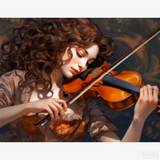 Talent - Violinist Diamond Painting-Craft a beautiful violinist scene with the 