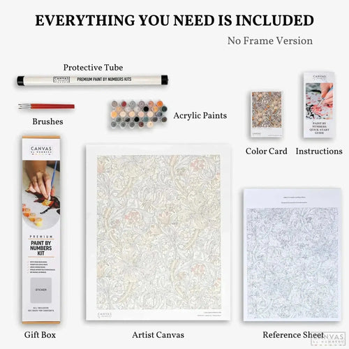 The Four Seasons Paint by Numbers Kit – Rolled Canvas