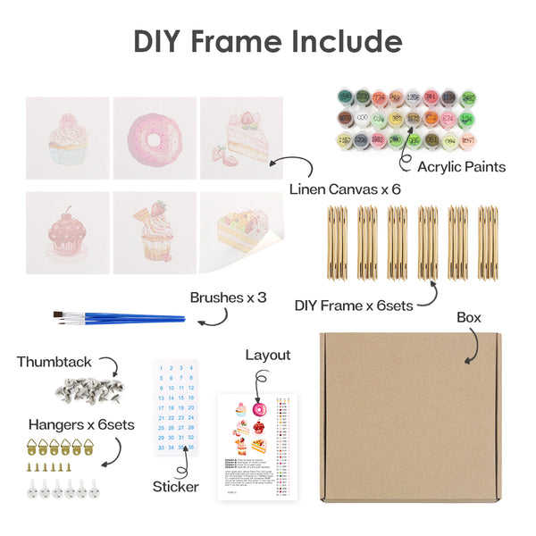Sweet Moments 2 – Mini Paint by Numbers Set
