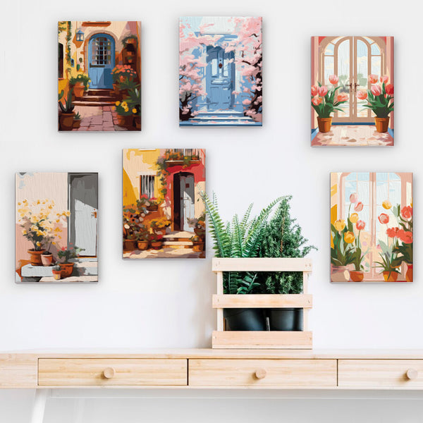 Puertas Encantadoras – Set de Pintura por Números Mini