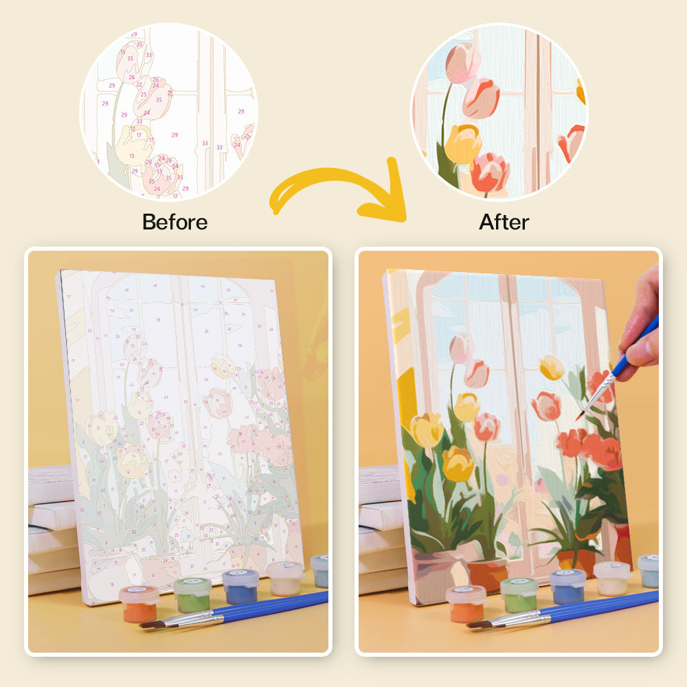 Puertas Encantadoras – Set de Pintura por Números Mini