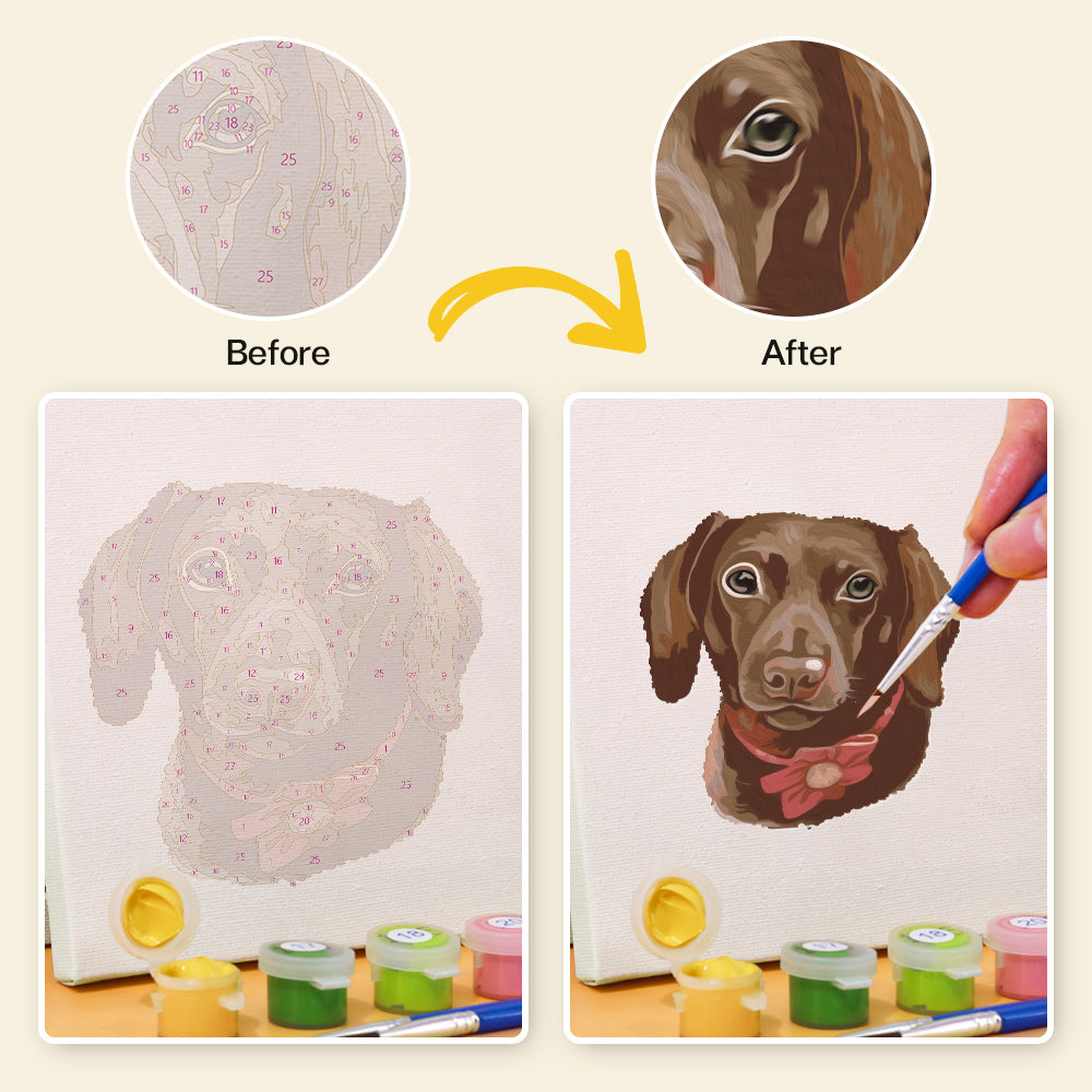Loyal Companions – Mini Paint by Numbers Set
