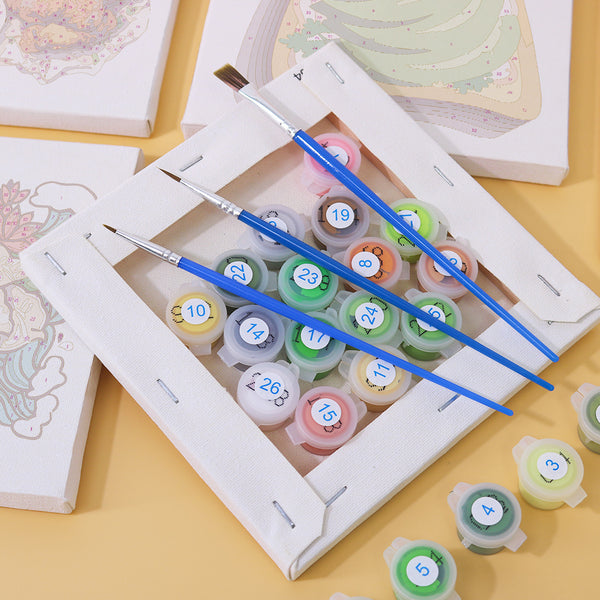 Foodie Fun – Mini Paint by Numbers Set