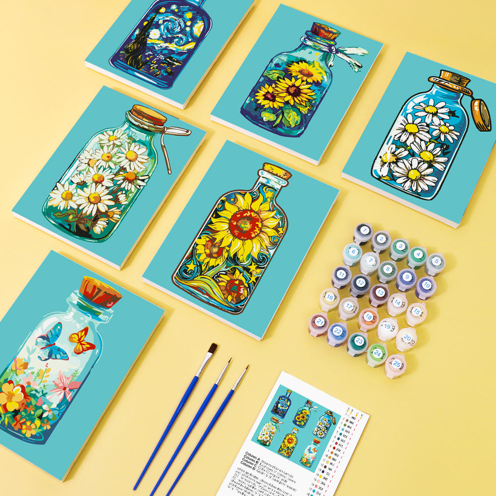 Bottled Joy – Mini Paint by Numbers Set
