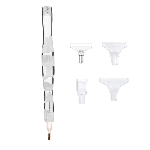 Diamond Painting Drill Pen with 4 Tips - White