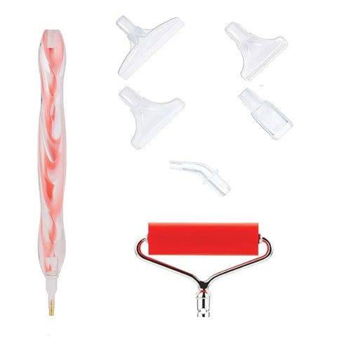 Diamond Painting Drill Pen with Roller - Pink