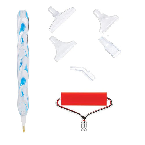 Diamond Painting Drill Pen with Roller - Blue
