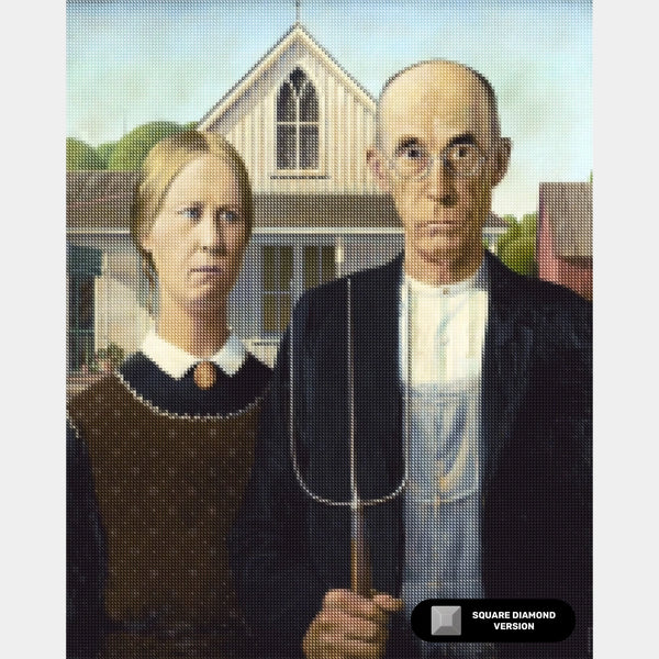 American Gothic - Diamond Painting - Grande