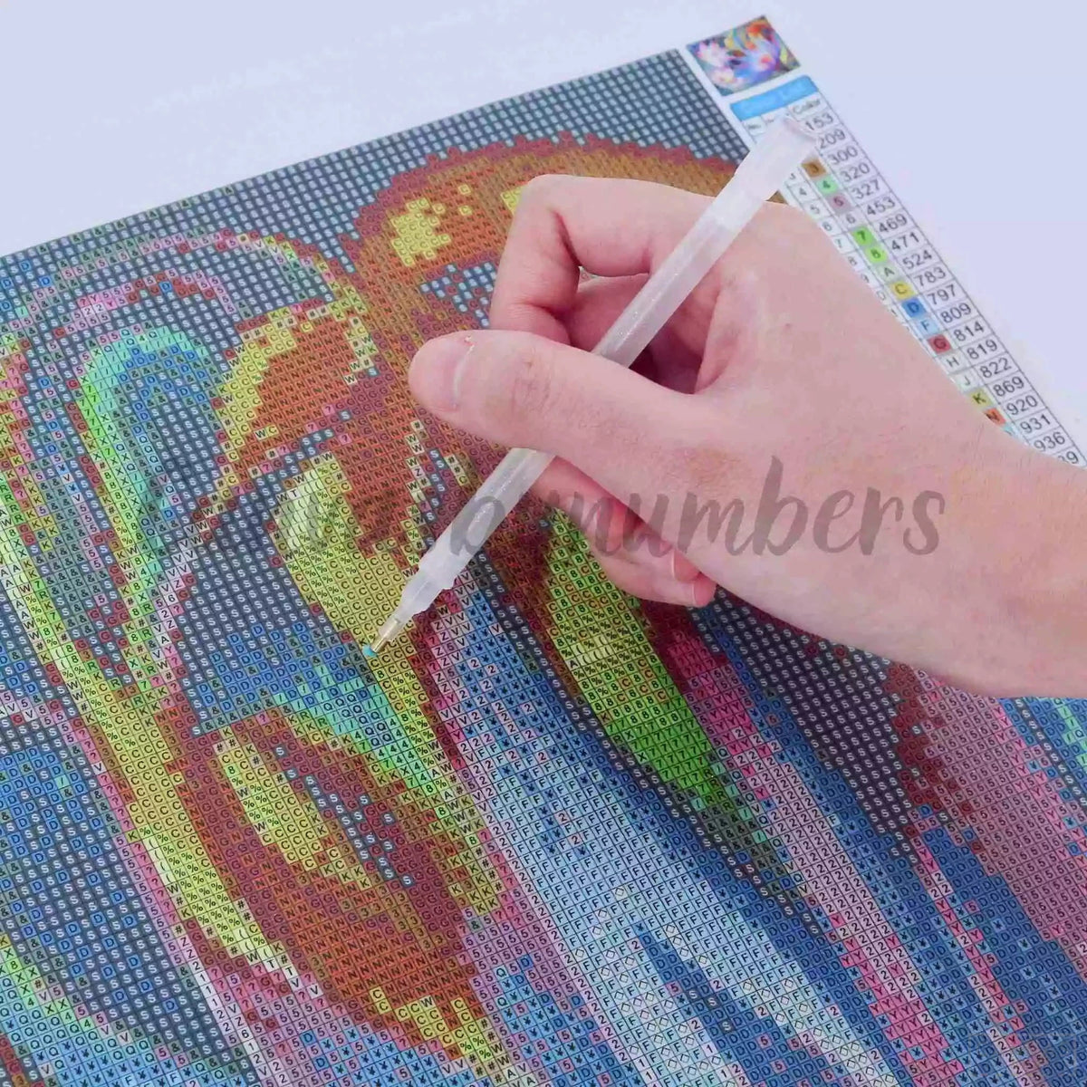 Acceptance - Diamond Painting Kit-Experience relaxation and fun with our diamond painting mandala kit, designed to captivate with its vibrant colors and intricate sections. Dive in today!-Canvas by Numbers