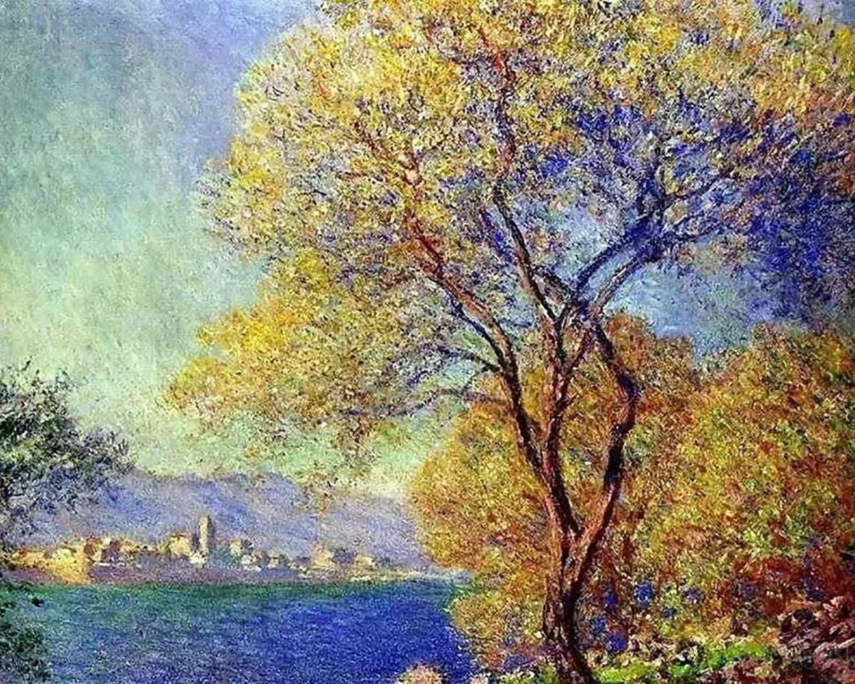 Antibes Seen from the Salis Gardens - Diamond Painting-Diamond Painting-16"x20" (40x50cm)-Canvas by Numbers US