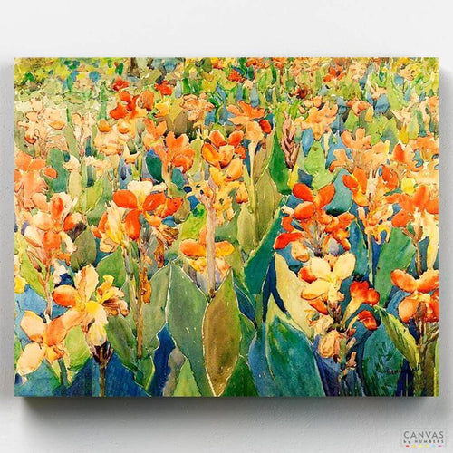 Bed of Flowers. Bed of Flowers is a floral paint by numbers kit full of of details and shades for the avid painter. We are rated Excellent in Trustpilot. Get yours today!