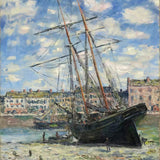 Boat Lying at Low Tide (1881) - 16