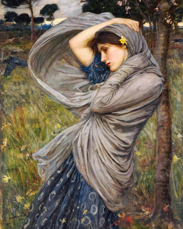 Boreas (1903) - 16"x20" (40x50cm)-Canvas by Numbers US