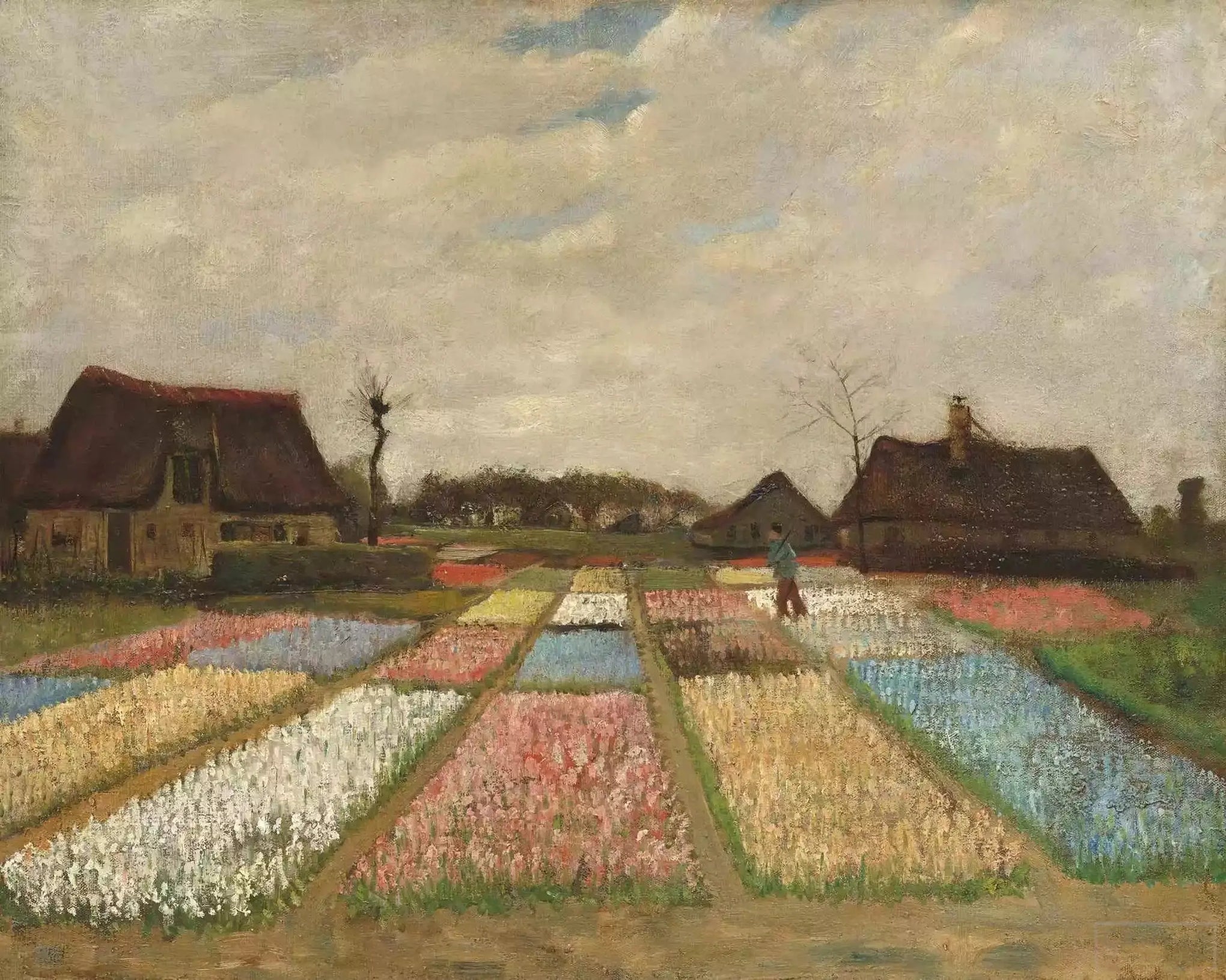 Bulb Fields Van Gogh Diamond Painting Kit