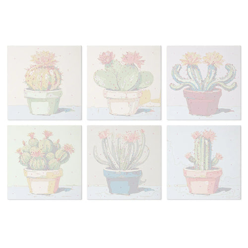 Cactus Pots mini paint by numbers design 3