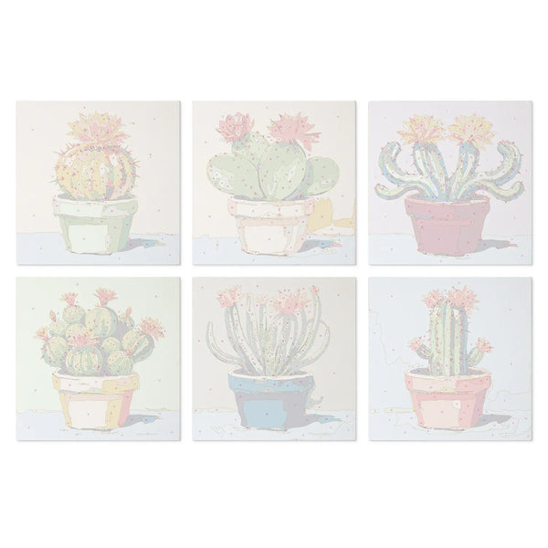 Cactus Pots mini paint by numbers design 3