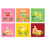 Cocktail Time mini paint by numbers kit cover