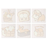 Corgi Loaf mini paint by numbers design 3
