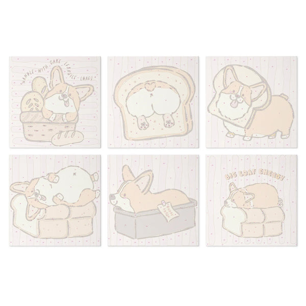Corgi Loaf mini paint by numbers design 3