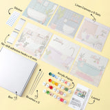 Cozy Bathroom Scenes mini paint by numbers design 1