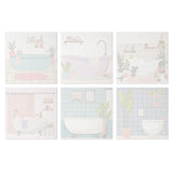 Cozy Bathroom Scenes mini paint by numbers design 3