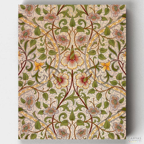 Daffodil. Embark on an artistic adventure with 'Daffodil' paint by numbers, echoing William Morris' iconic design and love for nature.