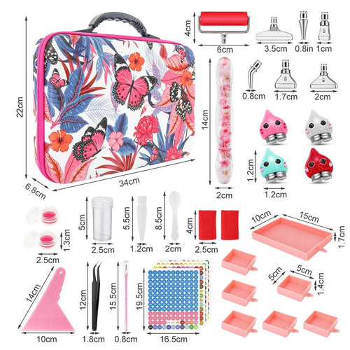 Diamond Painting Storage Set-Accessories-60 slots storage case-Canvas by Numbers US