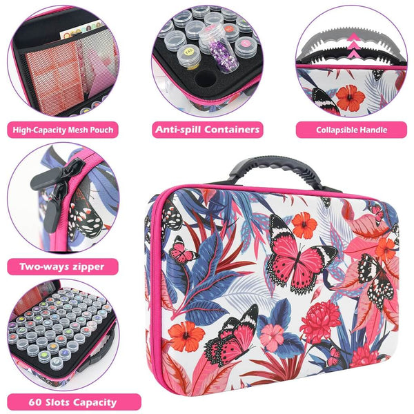 Diamond Painting Storage Set-Accessories-60 slots storage case-Canvas by Numbers US