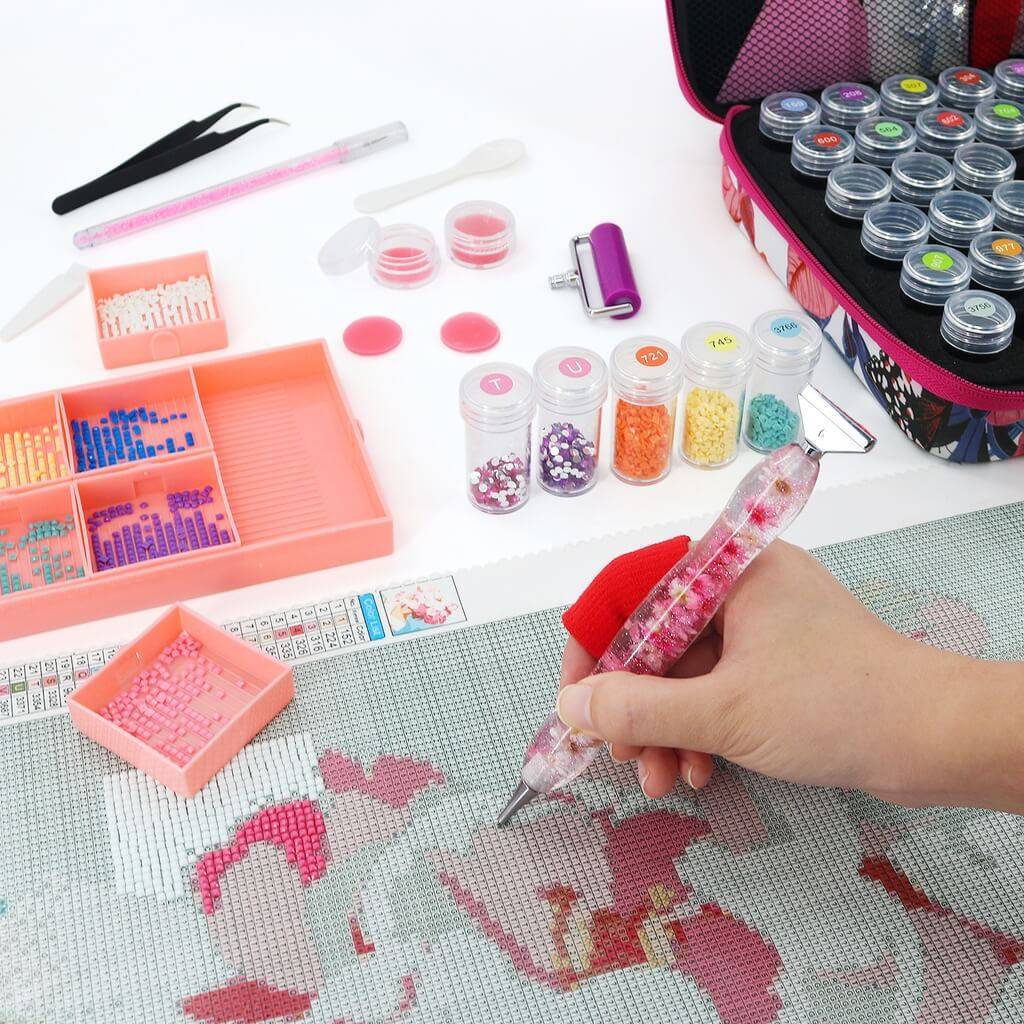 Diamond Painting Storage Set-Accessories-60 slots storage case-Canvas by Numbers US