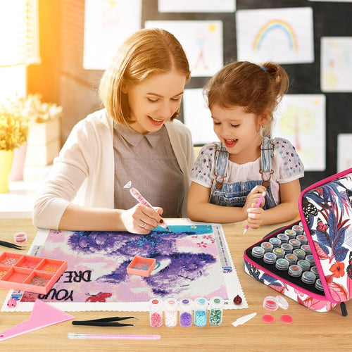 Diamond Painting Storage Set-Accessories-60 slots storage case-Canvas by Numbers US
